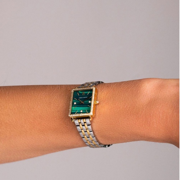 Larsson & Jennings BOYFRIEND MINI LUMOUS MIXED GOLD GREEN 31MM - Picture 3 of 7